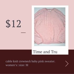ballet girl aesthetic cable knit sweater